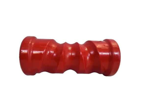 8 Inch Self Centering Red Roller