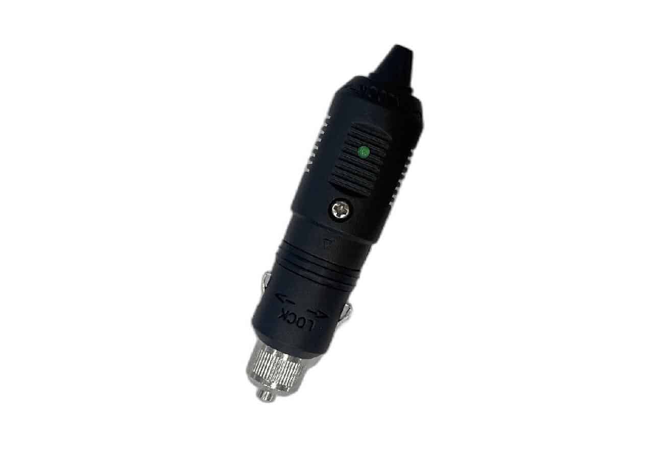 Marine Grade Locking Cigarette Lighter Plug 12 VDC