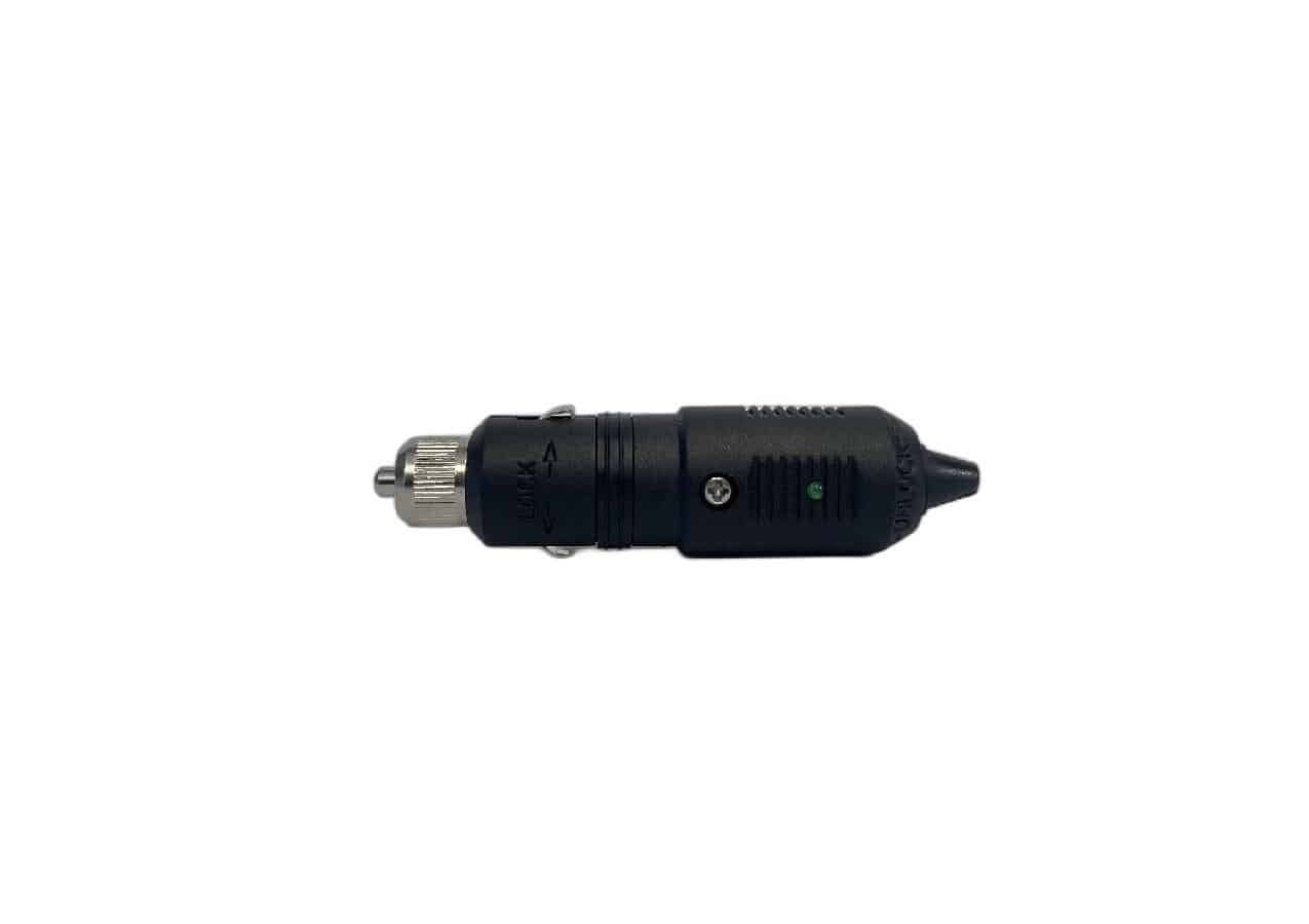Marine Grade Locking Cigarette Lighter Plug 12 VDC
