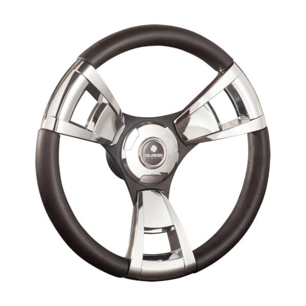 Gussi® Italia Steering Wheel – Model 13 Three Spoke Aluminium