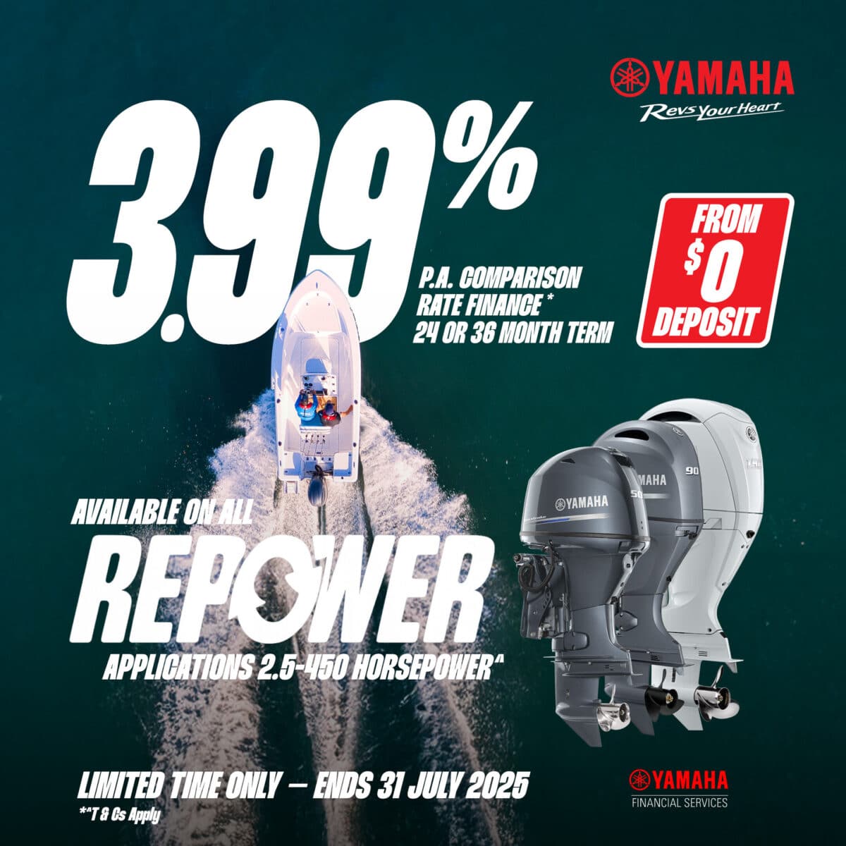 F60 HP Yamaha Outboard - Image 2