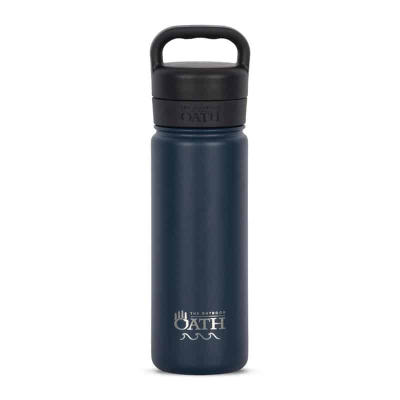 The Outdoor Oath 530ml Stainless Steel Bottle - Tasman Blue