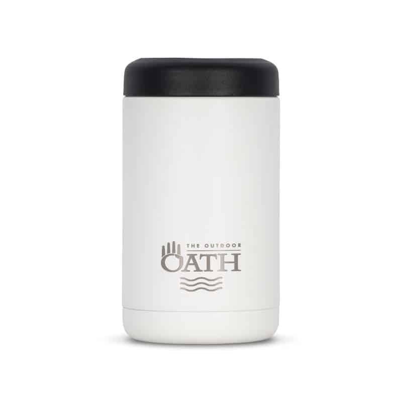 The Outdoor Oath Can Cooler 375ml - White Haven