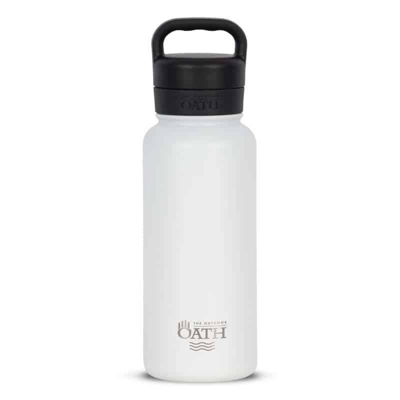 The Outdoor Oath 960ml Stainless Steel Bottle - White Haven