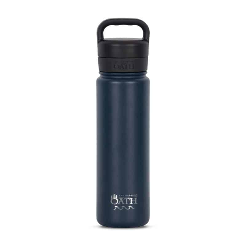The Outdoor Oath 700ml Stainless Steel Bottle - Tasman Blue